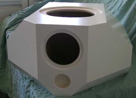 Center Bau: Box gespachtelt.